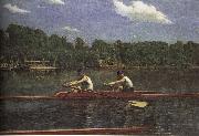 Thomas Eakins The buddie is rowing the boat oil painting